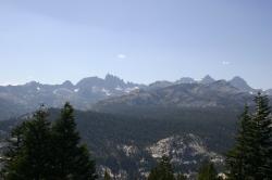 A mountain range near Mammoth Lakes, California. 