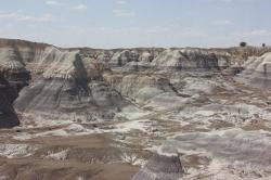Painted Desert within the Petrified Forest National Park, Arizona. 