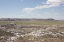 Painted Desert within the Petrified Forest National Park, Arizona. 