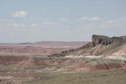 Painted Desert within the Petrified Forest National Park, Arizona. 