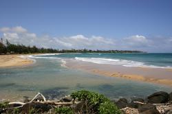 The mouth of the Wailua River, where it meets the Pacific Ocean. It felt sacred to me, a between-place, a place of transition and transformation. 