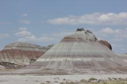 Painted Desert within the Petrified Forest National Park, Arizona. 