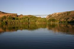 Perrine Bridge over the Snake River Canyon. 