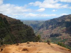 Waimea Canyon, also known as the Grand Canyon of the Pacific. 