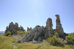 Tufa towers at Mono Lake. 